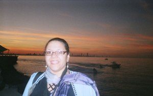 On the Arabian Gulf at dusk